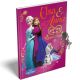 Disneyjeve princese: Frozen - beležka A5 s ključavnico - roza - .slika