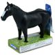 Bruder figura konj za vozila - črna, 17 cm - .slika