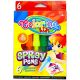 Colorino Kids: 6 kos. pihalni markerji s šablonami - .slika