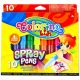 Colorino Kids: 10 kom. pihalni markerji s šablonami - .slika