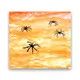 Tela de araña - naranja - .imagen
