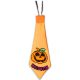 Kravata Halloween - oranžna z vzorcem buče za noč čarovnic - .slika