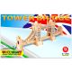 3D leseni model - Tower Bridge - z navodili v madžarščini - .slika