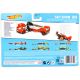 Hot Wheels City Sky Show Rig tovornjak za prevoz avtomobilov z dirkalnim avtomobilom - .slika