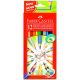 Set trikotnih barvnih svinčnikov Faber-Castell - 12 kos. - .slika