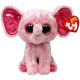 Slonček Ellie z lisami - plišasta figura 15 cm, roza - .slika