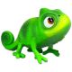 Bullyland: Figura Kameleon Pascal - .slika