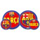 FC Barcelona: gumijasta žoga - 23 cm, različne različice - .slika