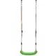 Műanyag laphinta kötéllel és fém karikákkal, almazöld - . kép