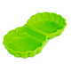 Arenero en forma de concha - verde, 2 piezas - .imagen
