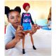 Barbie Fashionistas - Lutka temnopolte barve s kodrastimi lasmi - .slika