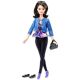 Barbie: Style Fashion - Lutka Raquelle v bluzi z rožnatim vzorcem - .slika