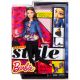 Barbie: Style Fashion - Lutka Raquelle v bluzi z rožnatim vzorcem - .slika