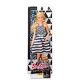 Barbie Fashionistas: Barbie lutka s plavimi lasmi, v obleki z vzorcem - .slika
