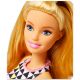 Barbie Fashionistas: Barbie lutka s plavimi lasmi, v obleki z vzorcem - .slika