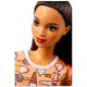 Barbie Fashionistas: punčka Barbie nizka, v obleki z motivom sladoleda - .slika