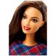 Barbie Fashionistas: visoka Barbie lutka v kariranih oblačilih - .slika
