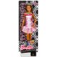 Barbie Fashionistas: lutka Barbie kreolka, v rožnato-beli obleki - .slika