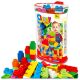 Clemmy Baby: Komplet 100 mehkih gradbenih kock v torbi - .slika