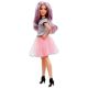 Barbie Fashionistas: nizka Barbie lutka, v roza tyl krilu - .slika