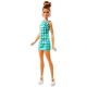 Barbie Fashionistas: lutka Barbie v obleki z zelenimi karirami - .slika