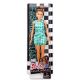Barbie Fashionistas: lutka Barbie v obleki z zelenimi karirami - .slika