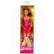Barbie: Temnopolta in črnolasa balerina v roza obleki - .slika