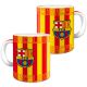 Skodelica FC Barcelona - rdeče-rumena - .slika