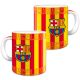 Skodelica FC Barcelona - rdeče-rumena - .slika