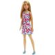Barbie: Lutka Barbie Chic v beli obleki s cvetličnim vzorcem - blondinka - .slika