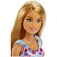 Barbie: Lutka Barbie Chic v beli obleki s cvetličnim vzorcem - blondinka - .slika