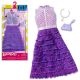 Barbie: Obleke - vijolična bleščeča obleka za zabavo - .slika