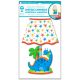 3D zidna nalepka z LED - model dinozaver - .slika