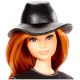 Barbie Fashionistas: lutka Barbie s črnim klobukom - .slika