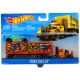 Hot Wheels City: Tovornjak Road Roller za prevoz avtomobilov z avtomobilčkom Hot-Rod - .slika