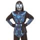 Kostum Ninja Cyber - velikost 128 cm, črno-modra - .slika