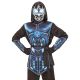 Kostum Ninja Cyber - velikost 158 cm, črno-modra - .slika