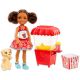 Barbie: Igralni set Chelsea s kokicami in psičkom - .slika