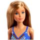 Barbie Beach Fashion: Lutka s svetlo rjavimi lasmi in modrim kopalkam - .slika