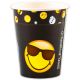 Dizajn Emoji: kartonski kozarci - 8 kosov, 250 ml - .slika