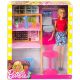Barbie Pohištvo: Dnevna soba z blond Barbie - .slika