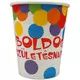 Copos de papel de 250 ml, 6 unid., confete, 