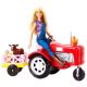 Barbie: Lutka Barbie kmetica s traktorjem - .slika