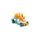 Hot Wheels Dino Riders: Avtomobilček Motosaurus - belo-modra - .slika