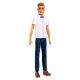 Barbie Fashionistas: vitki Ken lutka s črnimi lasmi in metuljčkom - .slika