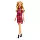 Barbie Fashionistas: blondinka Barbie v kratki obleki s karirastim vzorcem - .slika