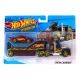 Hot Wheels City: Tovornjak transporter Crew Carrier z dirkalnim avtomobilčkom - .slika