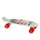 Skateboard z rdečimi kolesi - .slika