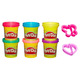 Play-Doh: 6 tégelyes csillámos gyurmaszett - . kép