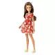 Barbie Fashionistas: lutka Barbie majhna v obleki z motivom mačk - .slika
